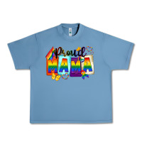 Pebble Blue proud mama Urban Heavy Tee - FaDigitalArtStudio