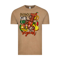 Vintage Coffee Pinch peel eat repeat crawfish Vintage Tee - FaDigitalArtStudio