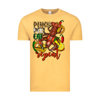 Vintage Mustard Pinch peel eat repeat crawfish Vintage Tee - FaDigitalArtStudio