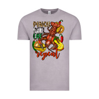 Vintage Zinc Pinch peel eat repeat crawfish Vintage Tee - FaDigitalArtStudio