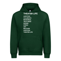 Forest Green theater life funny Urban Hoodie - DesigneFamous