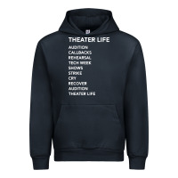 Navy theater life funny Urban Hoodie - DesigneFamous