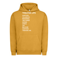 Pigment Peanut Butter theater life funny Urban Hoodie - DesigneFamous