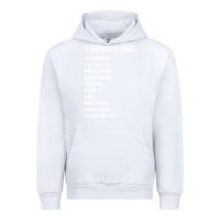 White theater life funny Urban Hoodie - DesigneFamous