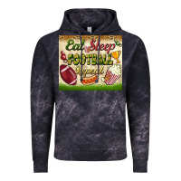 Cloud Black eat sleep football repeat tumbler Vintage Hoodie - BundleAndBundleShop