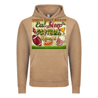 Vintage Coffee eat sleep football repeat tumbler Vintage Hoodie - BundleAndBundleShop