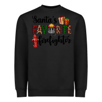 Black santa's favorite firefighter Heavyweight Sweatshirt - AdoDesignShop