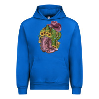 Cobalt Pink Cowboy Boots Urban Hoodie - JahusDesignShop