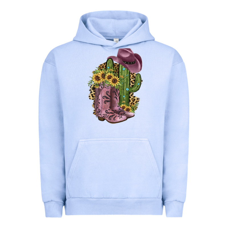 Pink Cowboy Boots Urban Hoodie by JahusDesignShop | Teevron