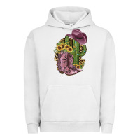 Pigment Lunar Rock Pink Cowboy Boots Urban Hoodie - JahusDesignShop