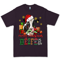 Plum merry christmas heifer cow Premium Tee - CowGirlArtShop
