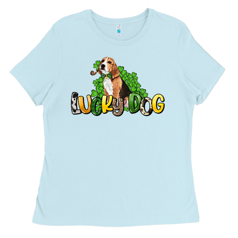 Lucky Dog St. Patrick's Ladies Tee by HowdyJamesFarm | Teevron