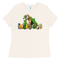 Bone lucky dog St. Patrick's Ladies Tee - HowdyJamesFarm