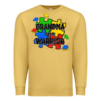 Antique Gold grandma of a warrior Premium Sweatshirt - JahusDesignShop