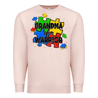 Pale Pink grandma of a warrior Premium Sweatshirt - JahusDesignShop