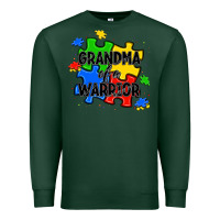 Sports Green grandma of a warrior Premium Sweatshirt - JahusDesignShop