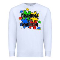 White grandma of a warrior Premium Sweatshirt - JahusDesignShop
