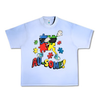 Grape Ice Au-some! Autism puzzle dabbing Urban Heavy Tee - FaDigitalArtStudio