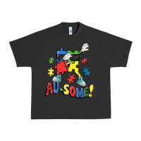 Pigment Black Au-some! Autism puzzle dabbing Urban Heavy Tee - FaDigitalArtStudio