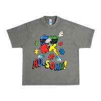 Tornado Au-some! Autism puzzle dabbing Urban Heavy Tee - FaDigitalArtStudio