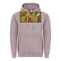 Vintage Zinc western sunflower and american football license  plate Vintage Hoodie - BundleAndBundleShop
