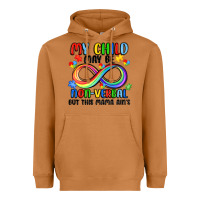 Meerkat my child may be non verbal but this mama ain's Heavyweight Hoodie - JahusDesignShop