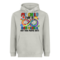 Moon Dust my child may be non verbal but this mama ain's Heavyweight Hoodie - JahusDesignShop