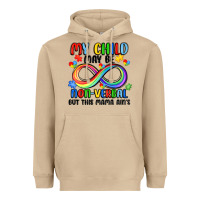 My Child May Be Non Verbal But This Mama Ain's Heavyweight Hoodie | Teevron