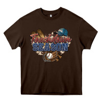 Chocolate Brown Touchdown season Baseball Heavy Core Tee - HowdyJamesFarm