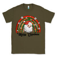 Army Green merry christmas santa rainbow Classic Tee - Jasminsmagicworld