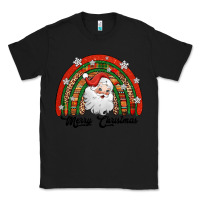 Black merry christmas santa rainbow Classic Tee - Jasminsmagicworld