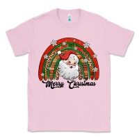 Bubblegum Pink merry christmas santa rainbow Classic Tee - Jasminsmagicworld
