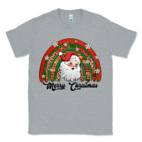Heather Grey merry christmas santa rainbow Classic Tee - Jasminsmagicworld