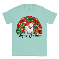 Seafoam merry christmas santa rainbow Classic Tee - Jasminsmagicworld