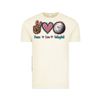 Vintage Arctic Peace Love Volleyball Vintage Tee - Jasminsmagicworld