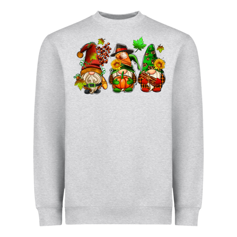Fall Gnomes With Pumpkin Pie Heavyweight Sweatshirt by AdoDesignShop | Teevron