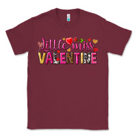 Burgundy Little miss Valentine Classic Tee - HowdyJamesFarm