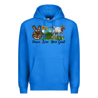 True Royal peace love boer goat Premium Hoodie - LillyAllenDesigns