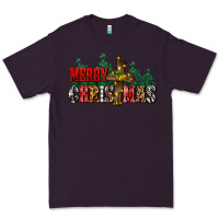 Plum merry christmas  cross Premium Tee - CowGirlArtShop
