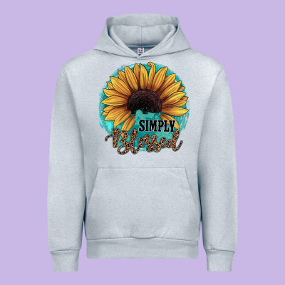 Simply Blessed Urban Hoodie Designed By Jahusdesignshop