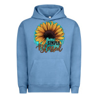 Pigment Pebble Blue Simply Blessed Urban Hoodie - JahusDesignShop