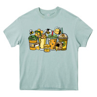Honey Bee Coffee Cups Heavy Core Tee | Teevron