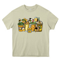 Mossy Honey bee coffee cups Heavy Core Tee - HowdyJamesFarm
