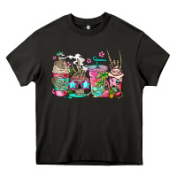 Asphalt skeleton summer coffee cups Heavy Core Tee - Jasminsmagicworld