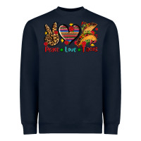 Navy peace love tacos Heavyweight Sweatshirt - AdoDesignShop
