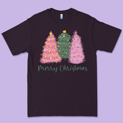 Merry Christmas Trees Premium Tee Designed By Cowgirlartshop