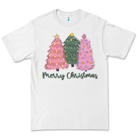 White merry christmas trees Premium Tee - CowGirlArtShop