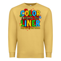 Antique Gold color outside the liner autism awareness Premium Sweatshirt - JahusDesignShop