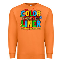 Carrot color outside the liner autism awareness Premium Sweatshirt - JahusDesignShop