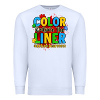 White color outside the liner autism awareness Premium Sweatshirt - JahusDesignShop